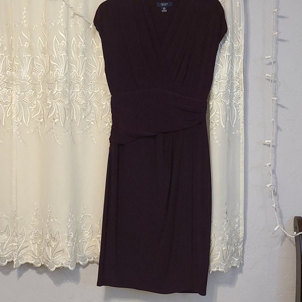 Dark purple dress